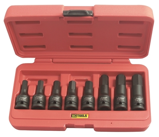 Picture of 8 Piece 1/2'' Drive Metric In Hex Socket Set