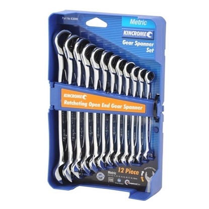 Picture of Combination Ratcheting Open End Gear Spanner Set