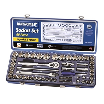 Picture of Socket Set 66 Piece 1/2" Square Drive