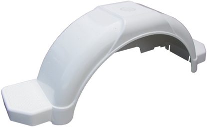 Picture of MUDGUARD 14" WHITE POLYETHYLEN