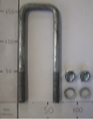 Picture of 150x40x12MM U BOLTS SQ GALVANISED
