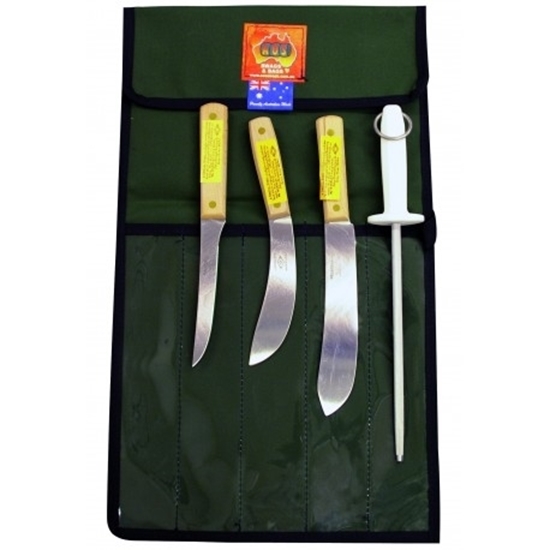 Picture of AOS Green River Butcher Knife Package