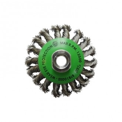 Picture of Brumby 100mm Twistknot Stainless Steel Bevel Brush MT
